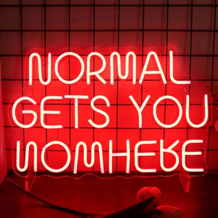 Neon Normal Gets You Nowhere