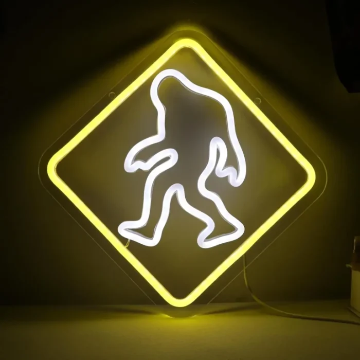 Neon Panneau Big Foot