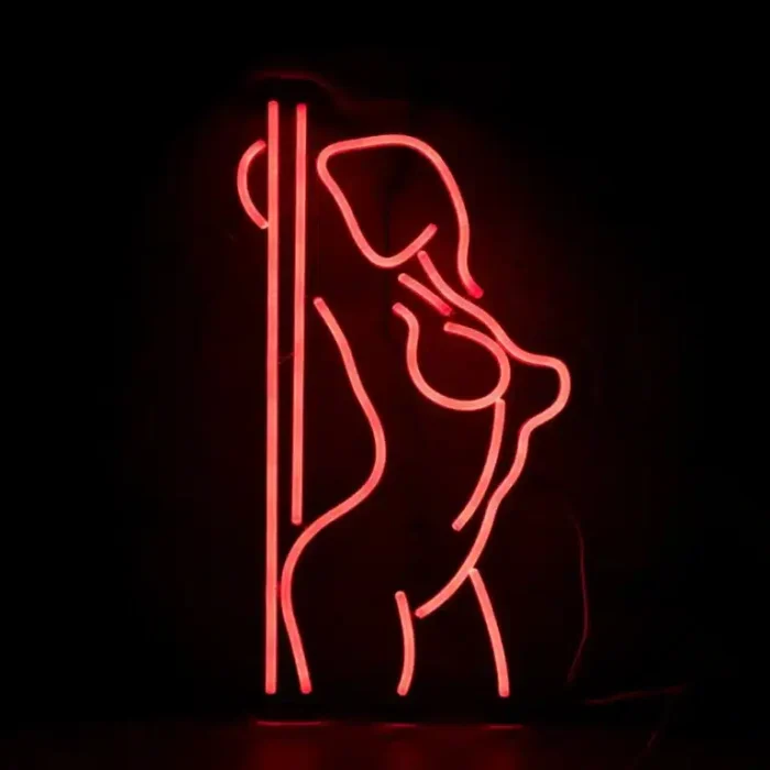 Neon Pole Dance