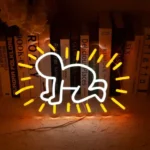 Neon Radiant Baby (Keith Haring)