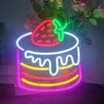 Neon Rainbow Cake
