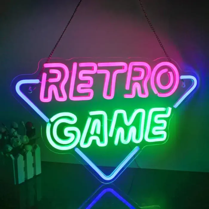 Neon Retro Game