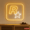 Néon Logo Rockstar Games