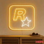 Néon Logo Rockstar Games