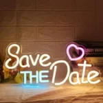 Neon Save The Date