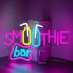 Neon Smoothie Bar