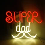 Neon Super Dad