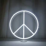 Neon Symbole Paix