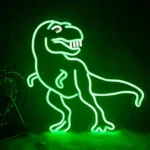 Neon T-rex Dinosaure