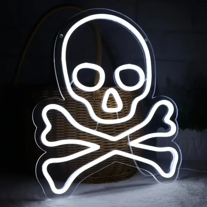 Neon Tête de Mort