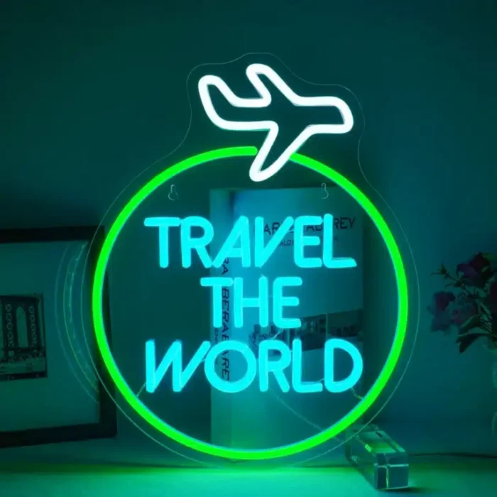Neon Travel The World