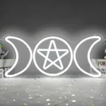 Neon Triple Lune Pentacle