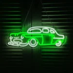 Neon Voiture Vintage