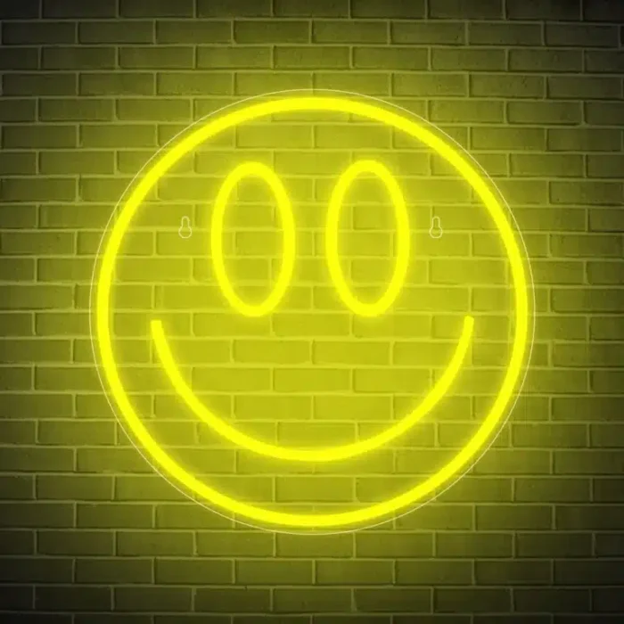 Neon smiley