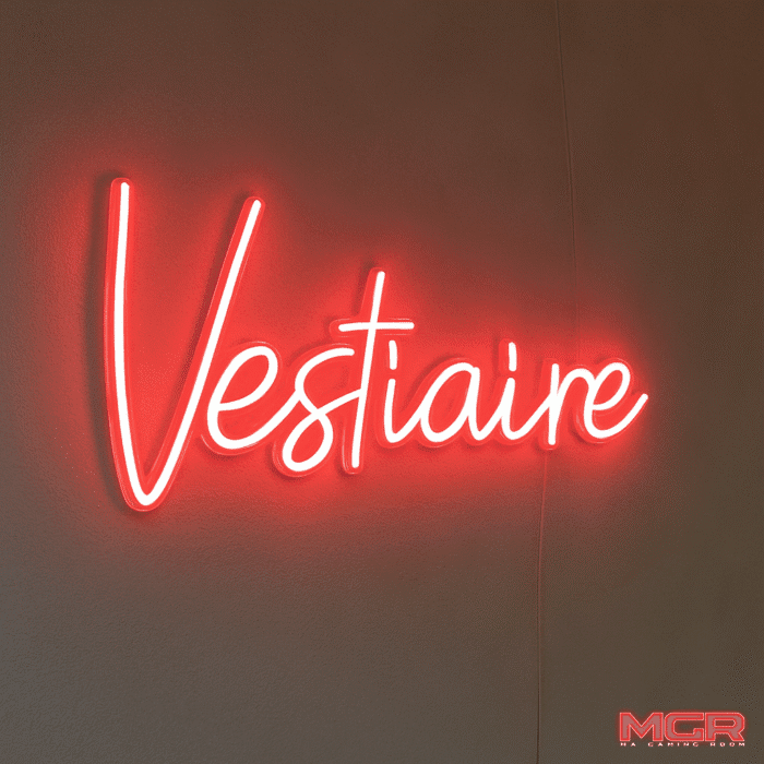Neon vestiaire cote