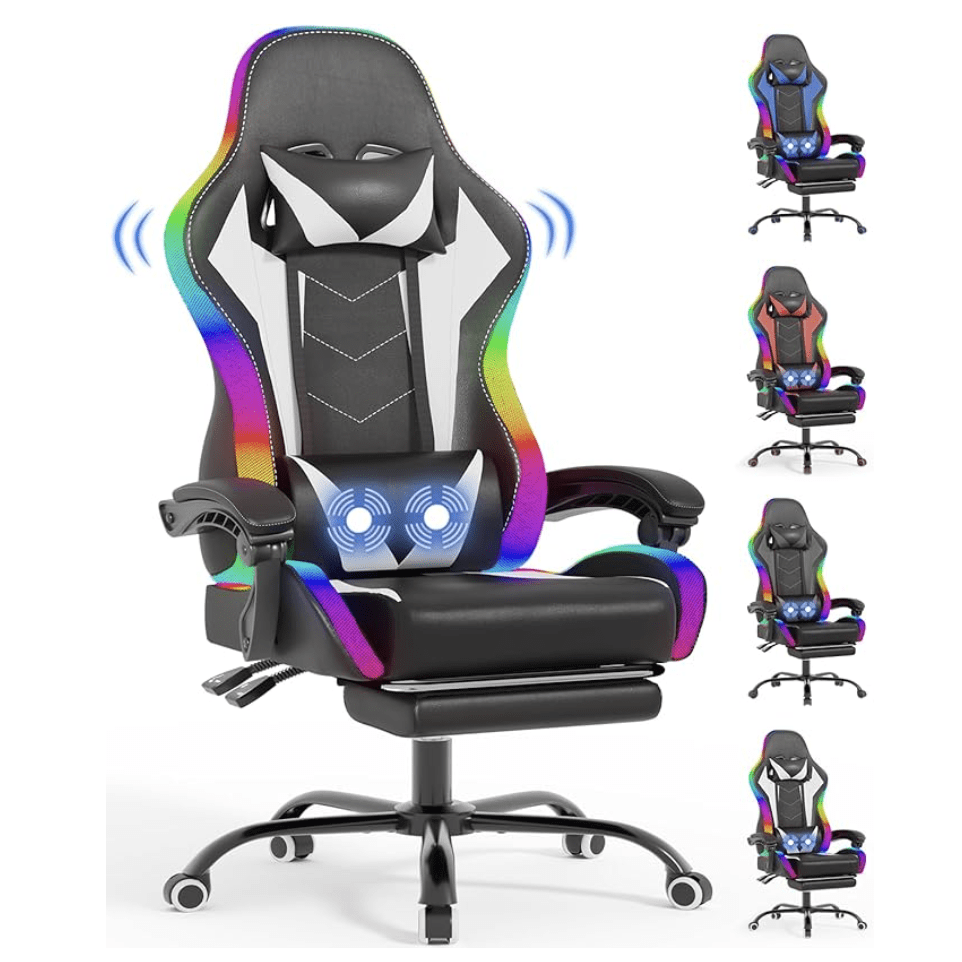 Chaise Gaming éclairage LED