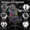 Chaise Gaming éclairage LED – Image 4