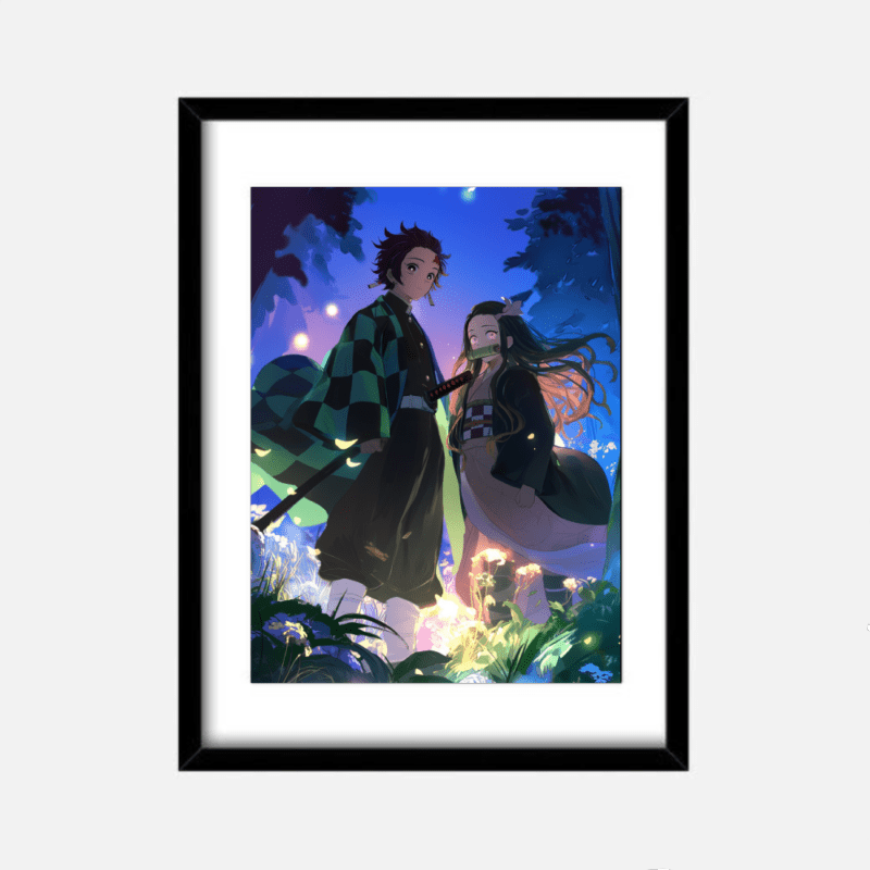 Cadre Tanjiro et Nezuko