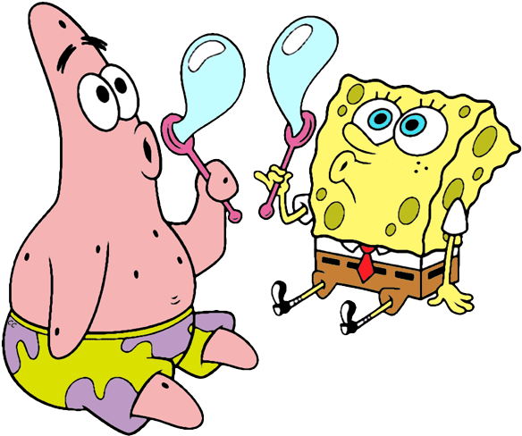 Spongebob And Patrick Transparent Free PNG