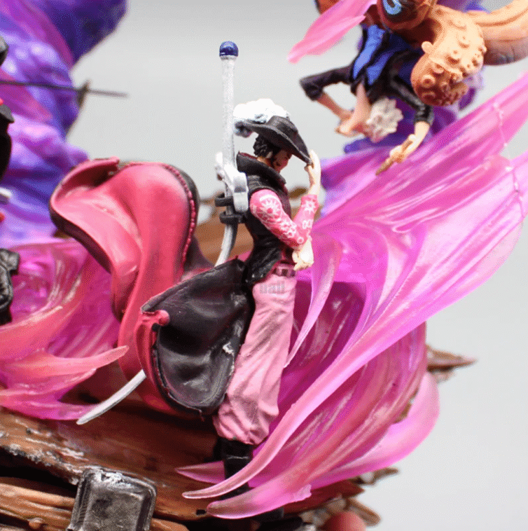 detail figurine zoro one piece