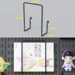 Support de rangement mural pour livres ou tablettes