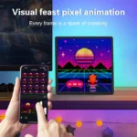 Horloge numérique LED afficheur pixel – Image 4