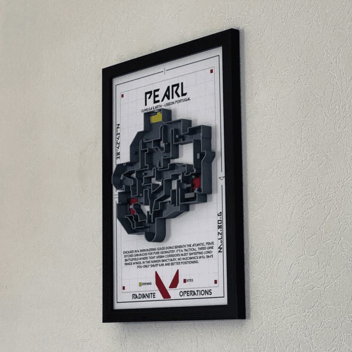 Cadre 3D Pearl Valorant
